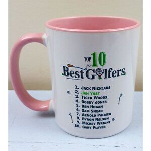 Top 10 Best Golfers Ceramic Mug With Pink Interior & Handle